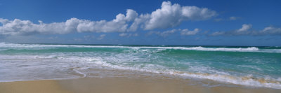 Waves Crashing on the Beach, Sunset Beach, Oahu, Hawaii, USA