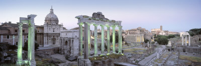 Ruins of an Old Building, Rome, Italy