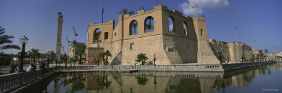Buy Reflection of a Building in a Pond, Assai Al-Hamra, Tripoli, Libya at AllPosters.com