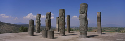 Statues in a Temple, Atlantes Statues, Tula, Mexico