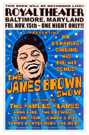 James Brown, Baltimore, 1963 - Buy this art print at AllPosters.com