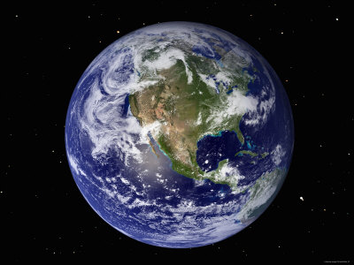 Full Earth Showing North America