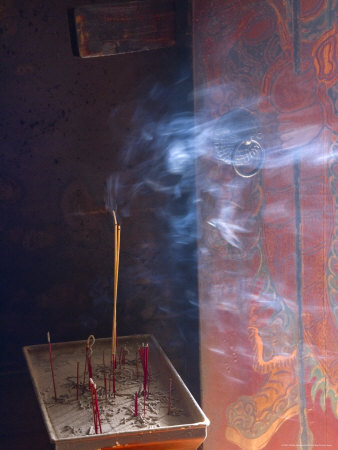 Incense Smoke, Tin Hau Temple, Sai Kung, Hong Kong, China