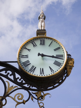 Little Admiral Clock on Church of St. Martin-Le-Grand in Coney Street, City Centre, York, England