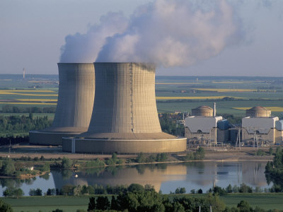 Nuclear Power Station of Saint Laurent-Des-Eaux, Pays De Loire, Loire Valley, France