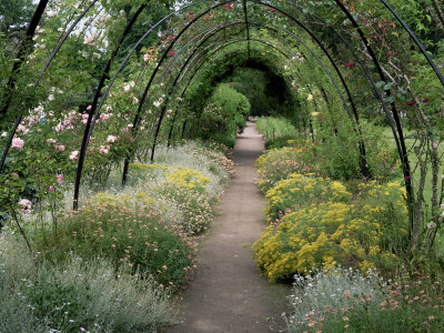 Gardens, Crathes Castle, Grampian, Scotland, United Kingdom