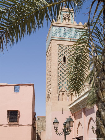 Kasbah Mosque, Marrakech, Morocco, North Africa, Africa