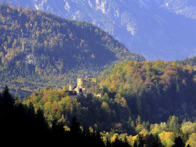 Schloss Hohenschwangau, Castle Near Fussen, Bavaria (Bayern), Germany