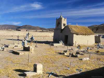 Church and Graveyard, San Juan, Salar De Uyuni, Bolivia, South America