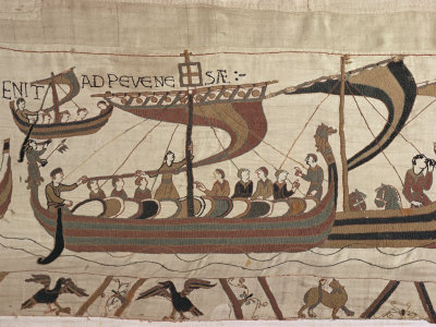 Invasion Fleet, Bayeux Tapestry, France