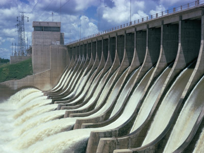 Rio Hondo Dam on Rio Dulce, Argentina, South America