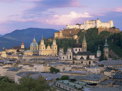 Kollegienkirche and Cathedral in Old Town, Salzburg, Austria