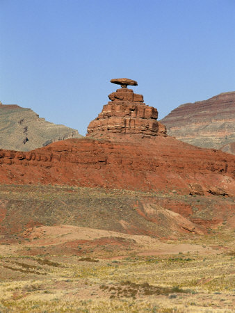 Mexican Hat Rock, Near Mexican Hat, Utah, USA