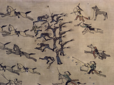 Battle of the Little Big Horn, by White Bird, a Northern Cheyenne, Horseshoes