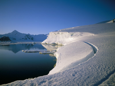 Ice Front, Adelaide Island, Antarctica, Polar Regions