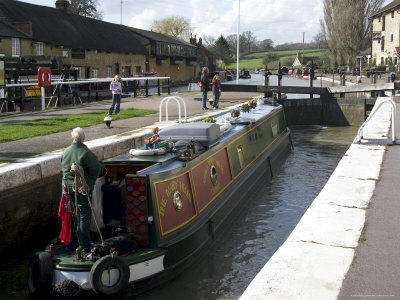 Canal, Village and Waterways Museum, Stoke Bruerne, Grand Union Canal, Northamptonshire, England