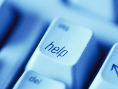 Help Button on Computer Keyboard