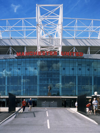 Manchester United Football Stadium, Old Trafford, Manchester, England, United Kingdom Poster