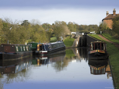 Top Lock, the Tardebigge Flight of Locks, Worcester and Birmingham Canal, Worcestershire