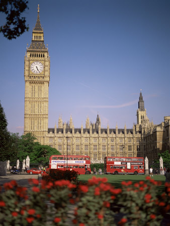 Houses of Parliament, Unesco World Heritage Site, and Parliament Square, London