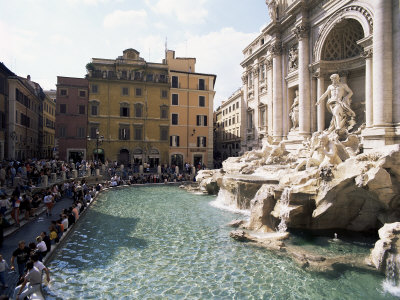 Trevi Fountain, Rome, Lazio, Italy