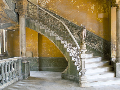 Interior of the Building in Havana Centro, Havana, Cuba, West Indies, Central America