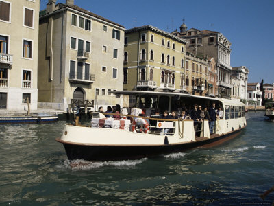 Vaporetto, Grand Canal, Venice, Veneto, Italy