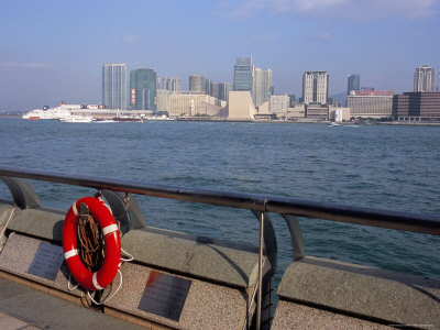 Victoria Harbour and Kowloon Skyline, Hong Kong, China