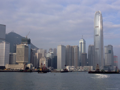 Hong Kong Skyline and Victoria Harbour, Hong Kong, China