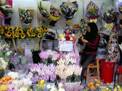 Flower Market, Mong Kok, Kowloon, Hong Kong, China