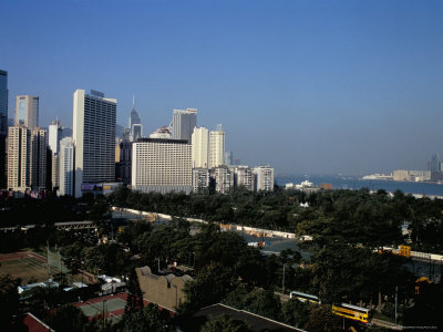 Causeway Bay and Victoria Park, Hong Kong Island, Hong Kong, China