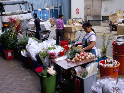 Flower Market, Mong Kok, Kowloon, Hong Kong, China