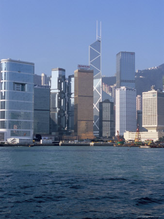 Skyline, Central, Hong Kong Island, Hong Kong, China