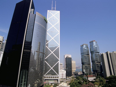 Bank of China Building in Centre, Central, Hong Kong Island, Hong Kong, China