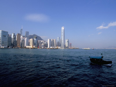 Hong Kong Skyline and Victoria Harbour, Hong Kong, China