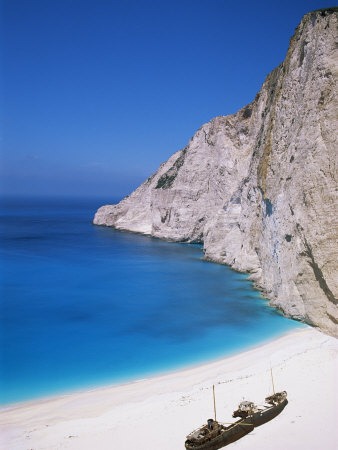 Shipwreck Cove, Kefalonia, Ionian Islands, Greece