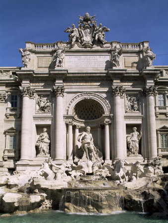Trevi Fountain, Rome, Lazio, Italy