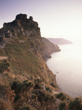 Castle Rock, Near Lynton, Devon, England, United Kingdom