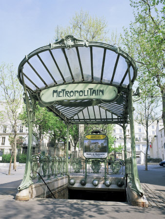 Abbesses Metro Station, Paris, France