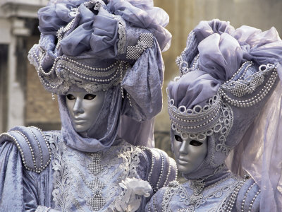People in Carnival Costume, Venice, Veneto, Italy