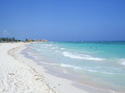 Beach, Playa Del Carmen, Yucatan, Mexico, North America