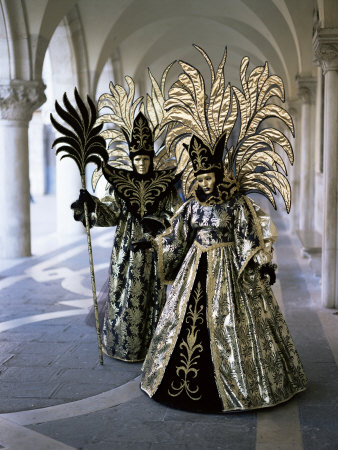 Carnival Costumes, Venice, Veneto, Italy