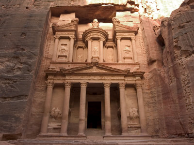 Morning Light on the Treasury, Petra, Unesco World Heritage Site, Wadi Musa, Jordan