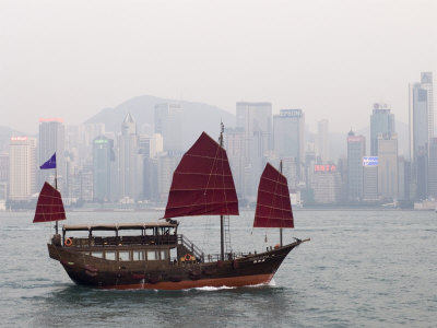Chinese Junk, Hong Kong, China