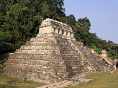 Temple of the Inscriptions, Palenque, Unesco World Heritage Site, Chiapas Province, Mexico