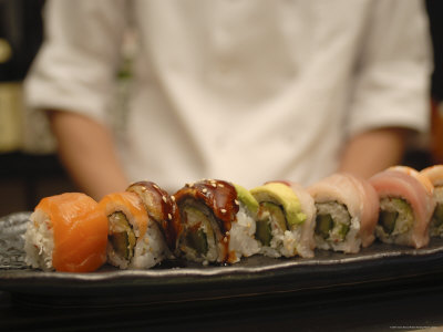 Plate of Sushi, Japanese Restaurant, Japan