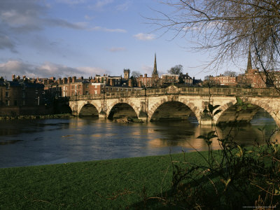 English Bridge, Shrewsbury, Shropshire, England, United Kingdom