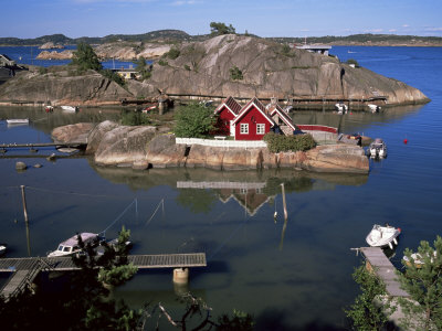 Summer Cottage on the West Side of Sandefjordsfjord, Vestfold, Norway, Scandinavia