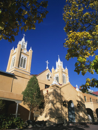 San Filipe De Neri Church, Old Town Plaza, Albuquerque, New Mexico, USA