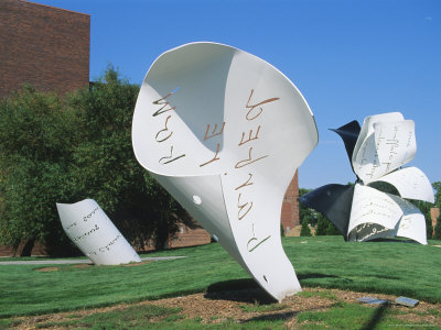 Torn Notebook Sculpture, Lincoln, Nebraska, USA